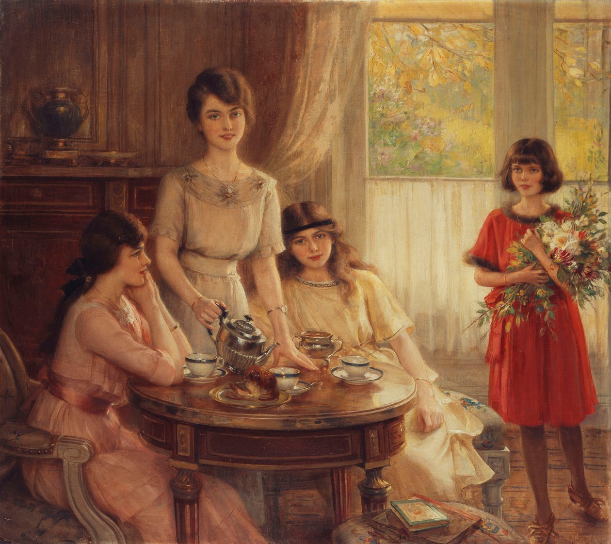 Tea idő; Tea idő, alkotó: Albert Lynch