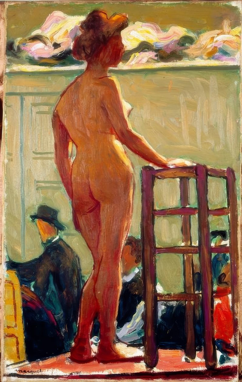 Akt a talapzaton alkotó: Albert Marquet