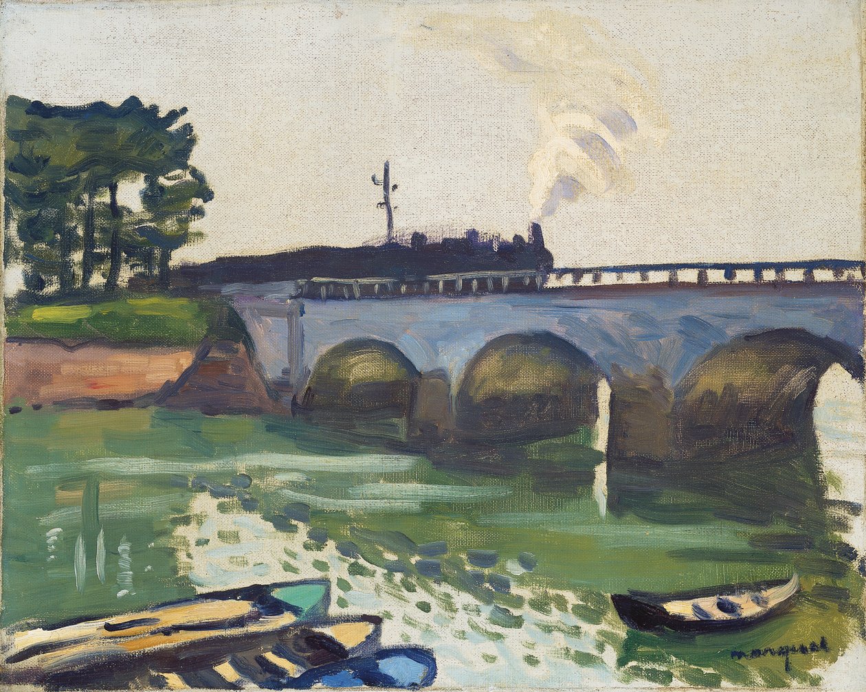 Saint-Jean-de-Luz hídja alkotó: Albert Marquet