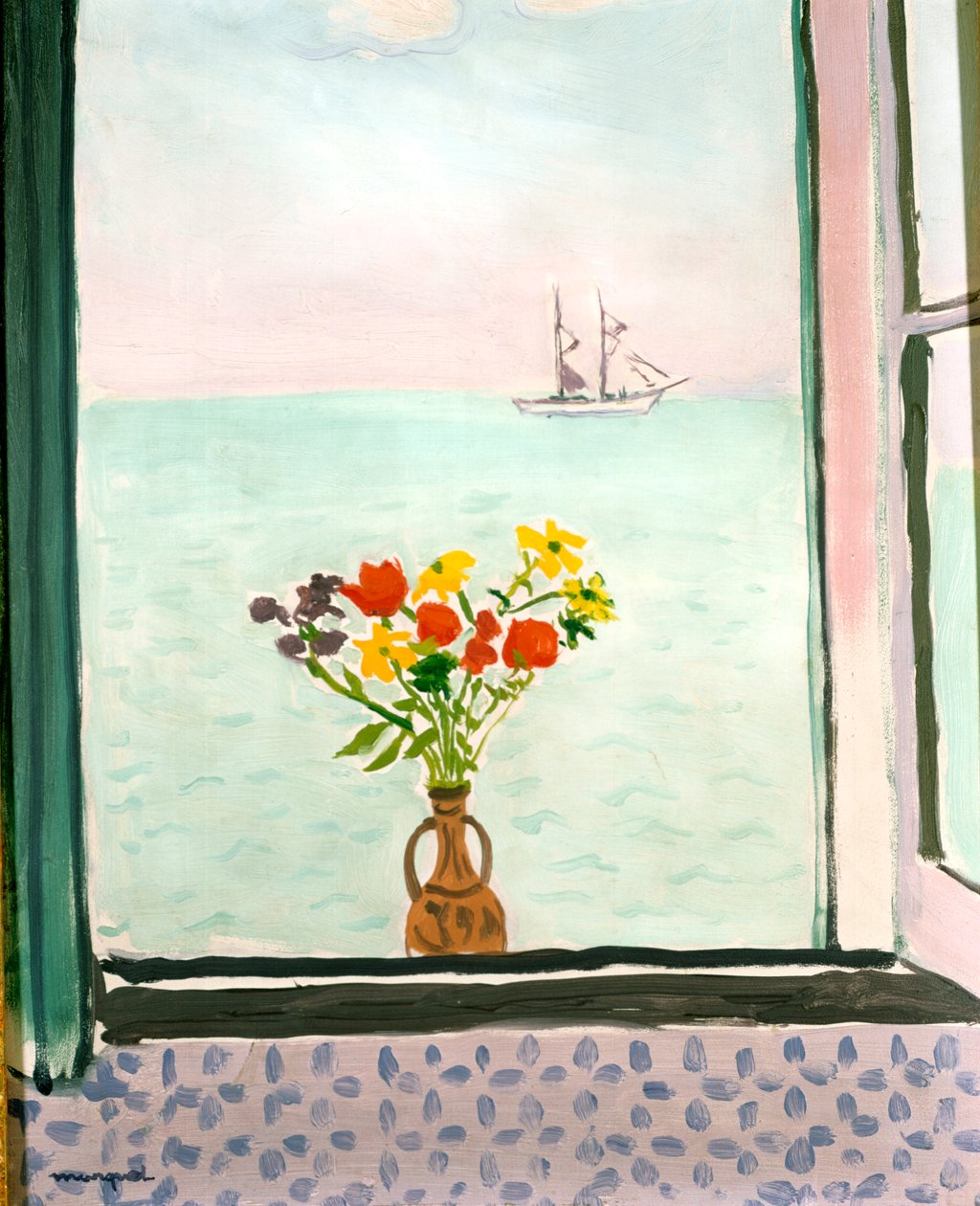 A La Goulette ablaka, 1926 alkotó: Albert Marquet