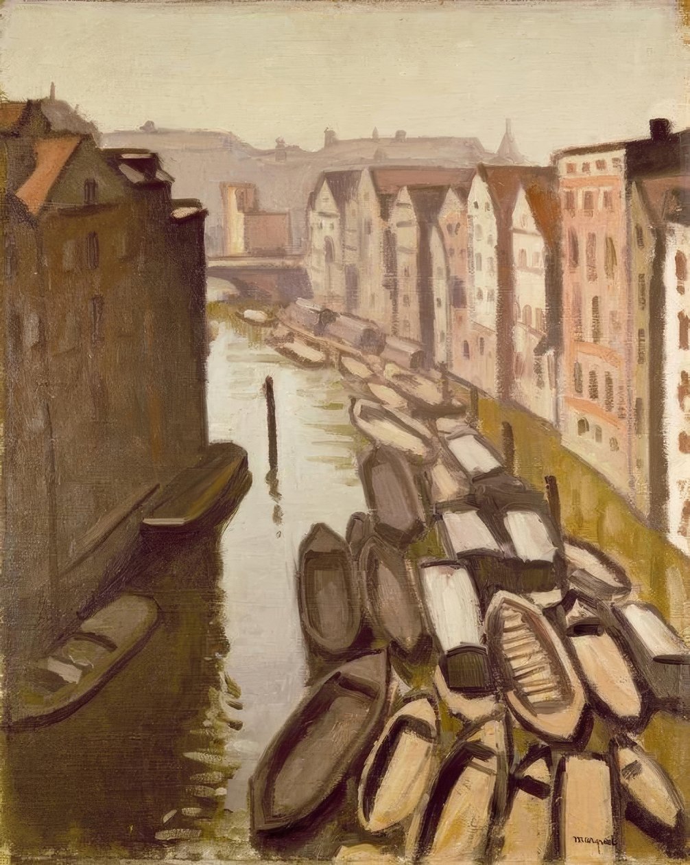 Flotta Hamburgban alkotó: Albert Marquet