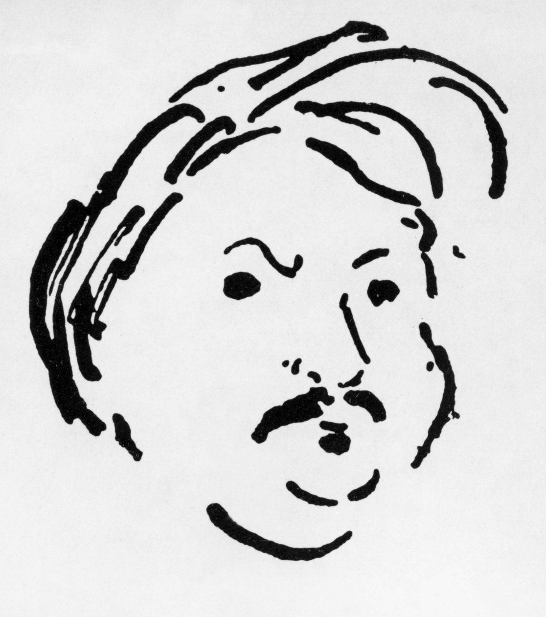 Honore de Balzac (litho) alkotó: Albert Marquet