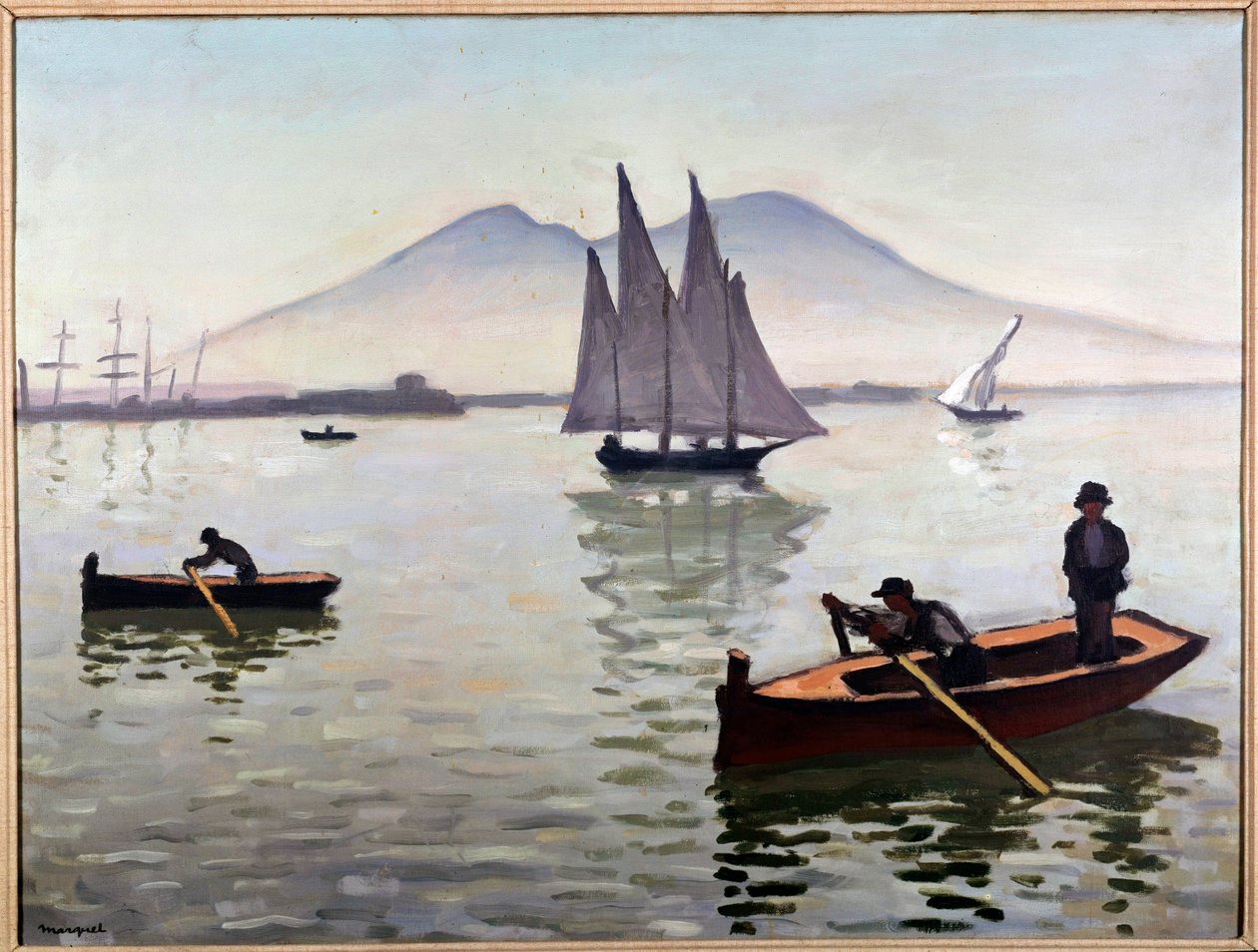 Nápoly, a vitorlás alkotó: Albert Marquet
