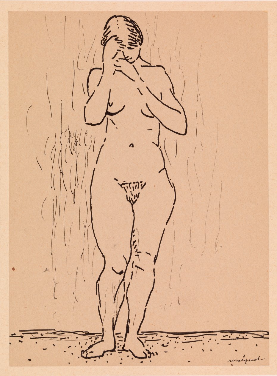 Meztelen nő állva alkotó: Albert Marquet