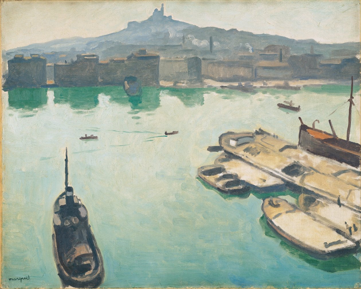 Marseille -i kikötő alkotó: Albert Marquet
