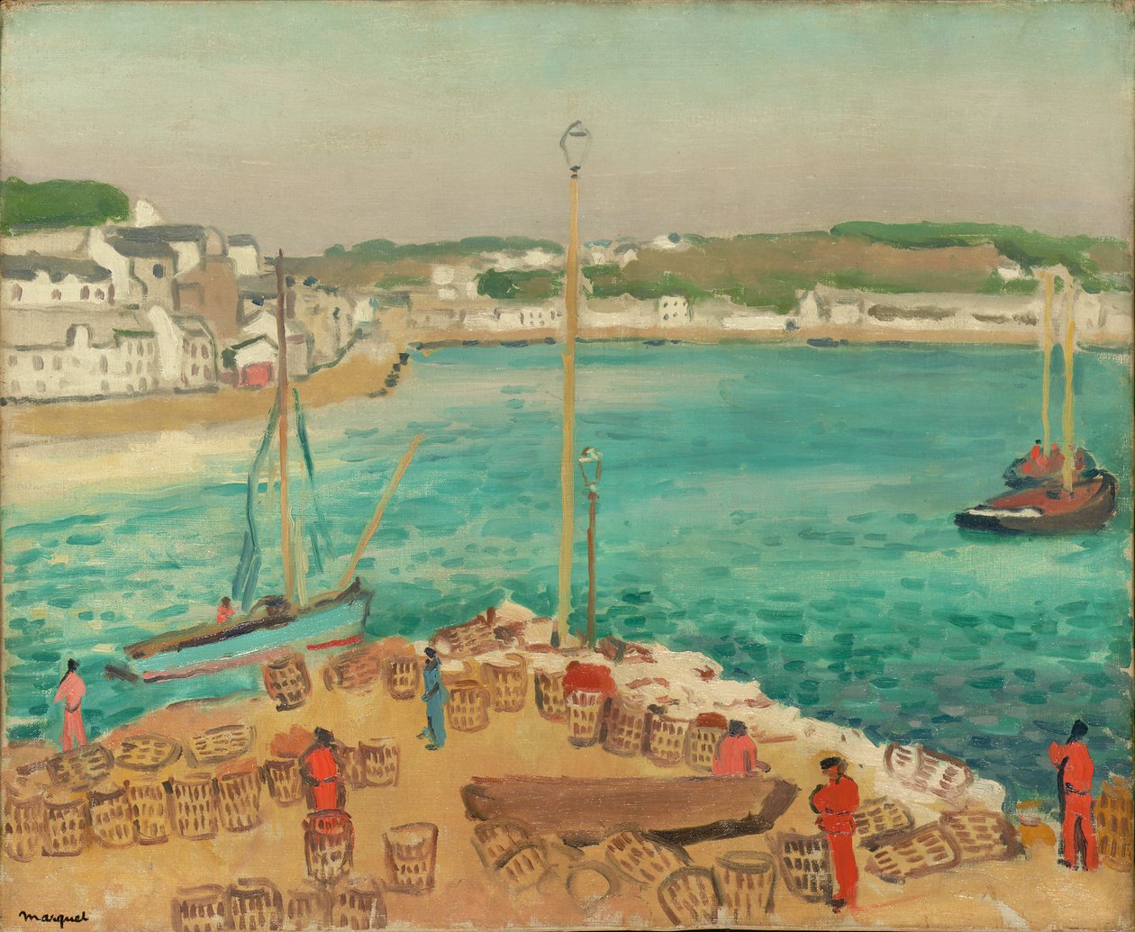 Audierne rakpart alkotó: Albert Marquet