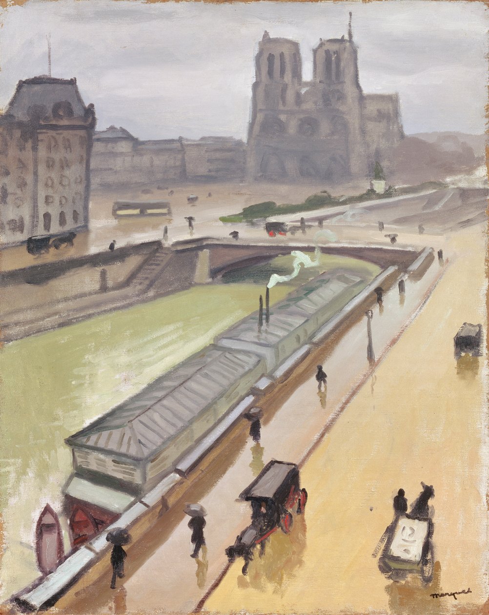 Esős nap Párizsban alkotó: Albert Marquet