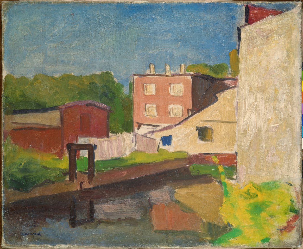 Rózsaszín ház Arcueilben alkotó: Albert Marquet