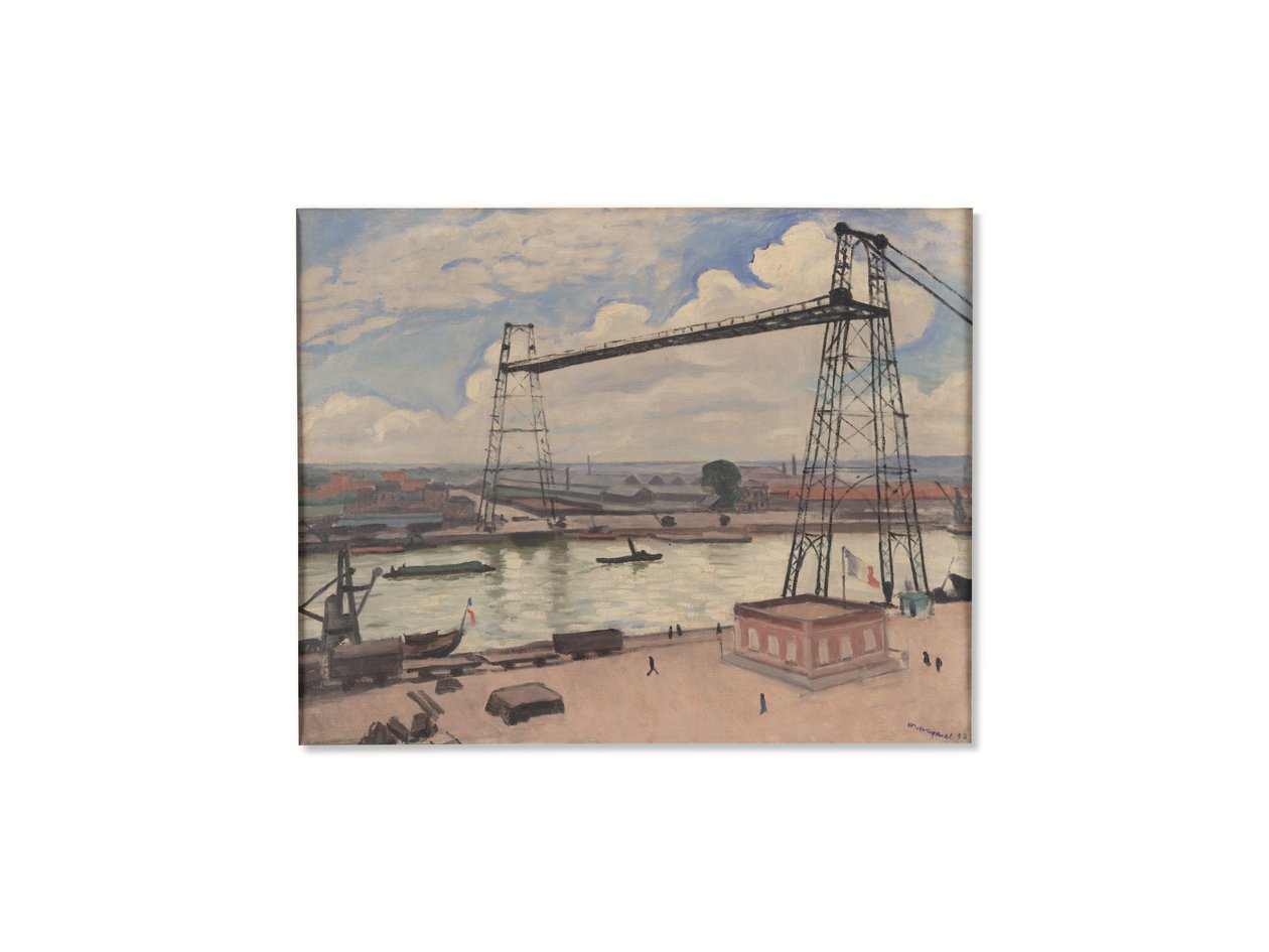 Rouen, a szállítóhíd alkotó: Albert Marquet