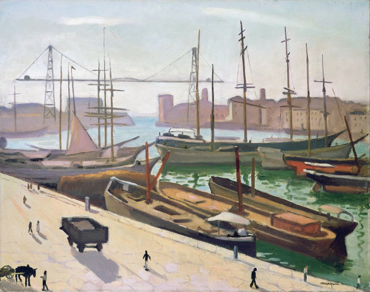 Marseille kikötője alkotó: Albert Marquet