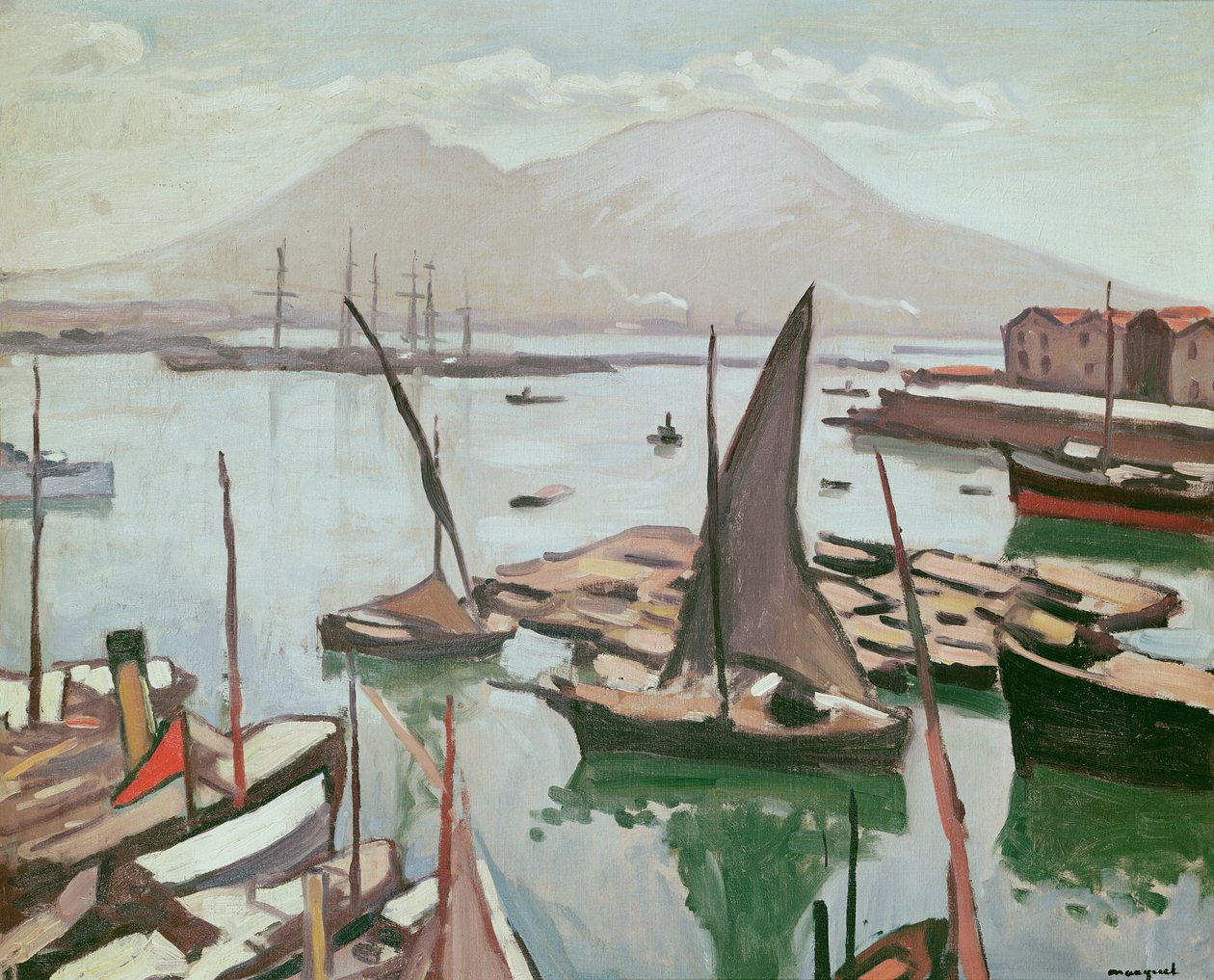 Nápoly kikötője alkotó: Albert Marquet