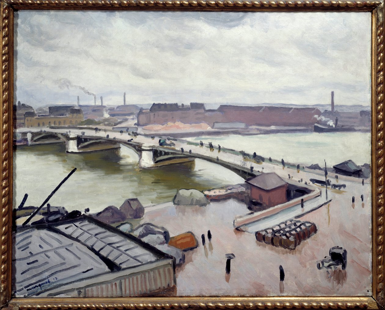 Rouen kikötője alkotó: Albert Marquet
