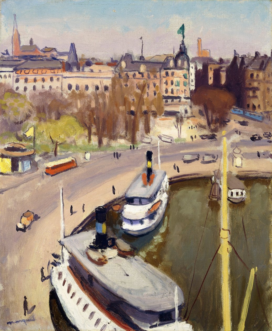 Stockholm kikötője alkotó: Albert Marquet