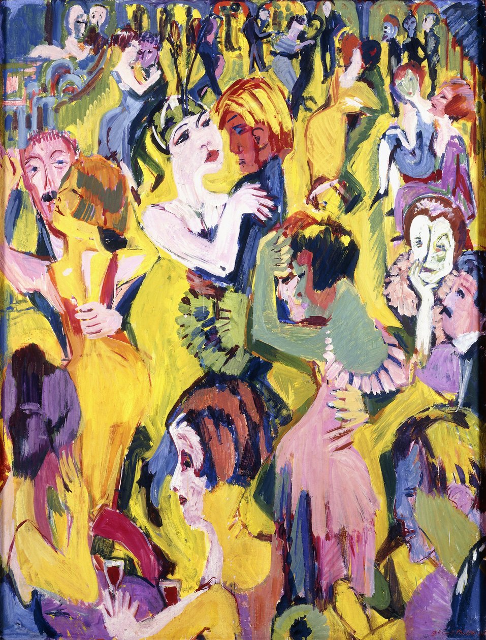 Veglione Mendrisióban, 1926 alkotó: Albert Muller