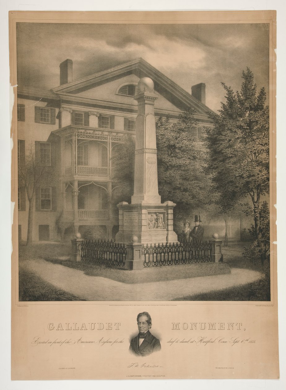 Gallaudet emlékmű alkotó: Albert Newsam