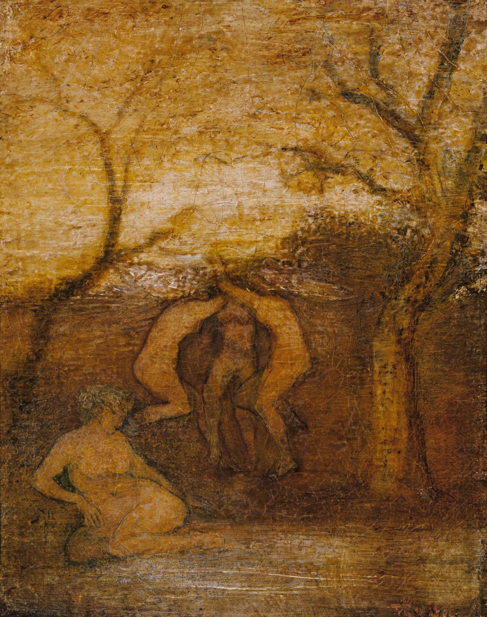 Dryads tánc, 1879-ből. alkotó: Albert Pinkham Ryder