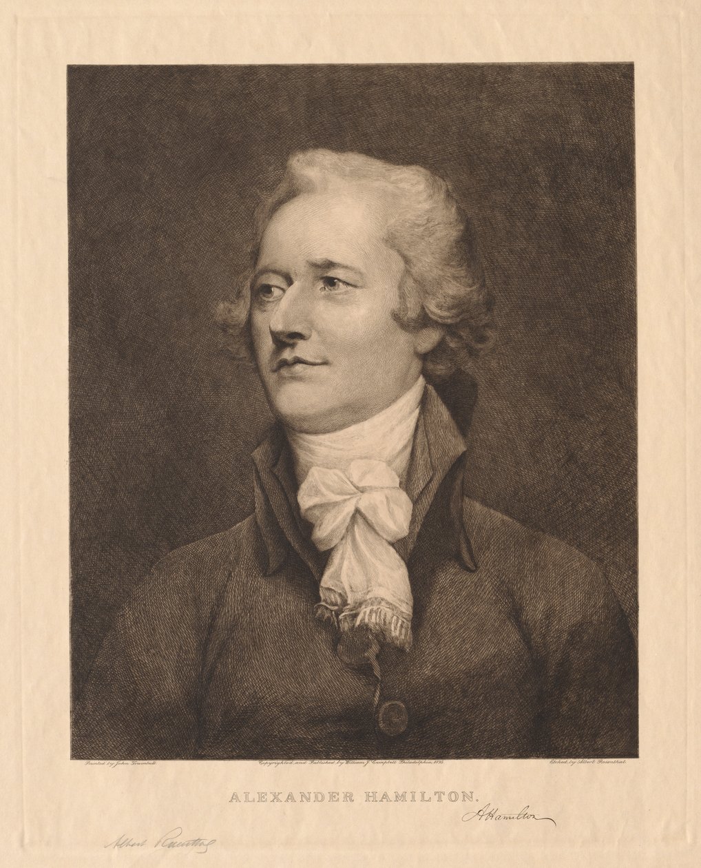 Alexander Hamilton alkotó: Albert Rosenthal
