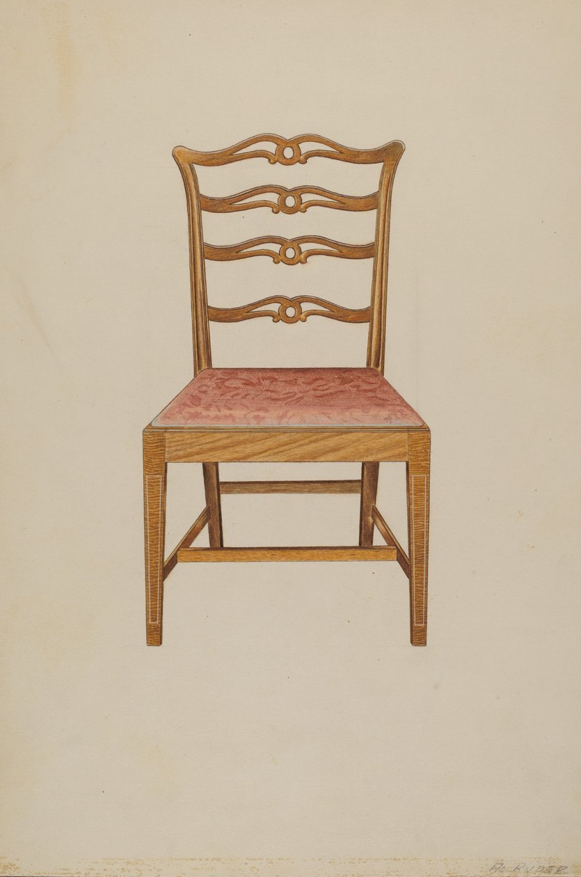Ladderback szék alkotó: Albert Ryder