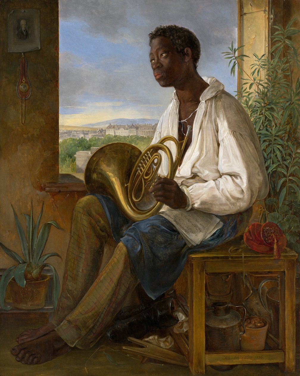 Emmanuel Rio portréja alkotó: Albert Schindler