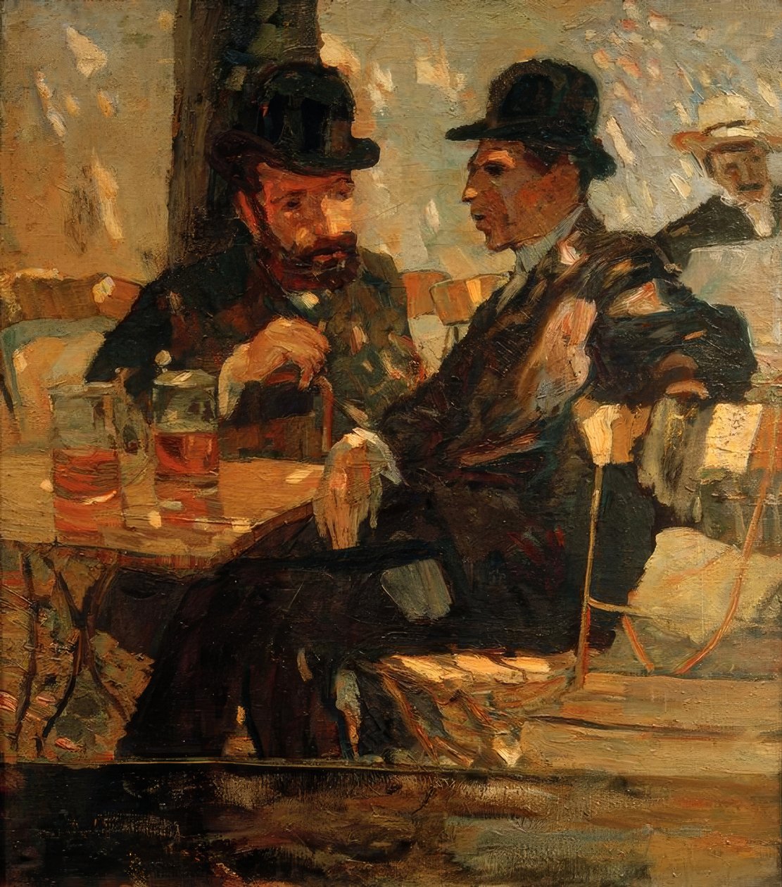 A sörkertben alkotó: Albert Weisgerber