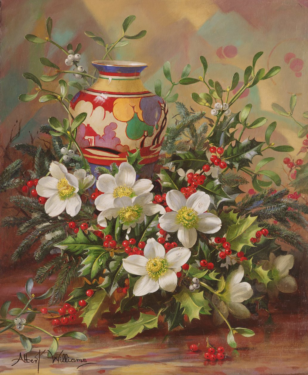 AB882 Téli virágok alkotó: Albert Williams