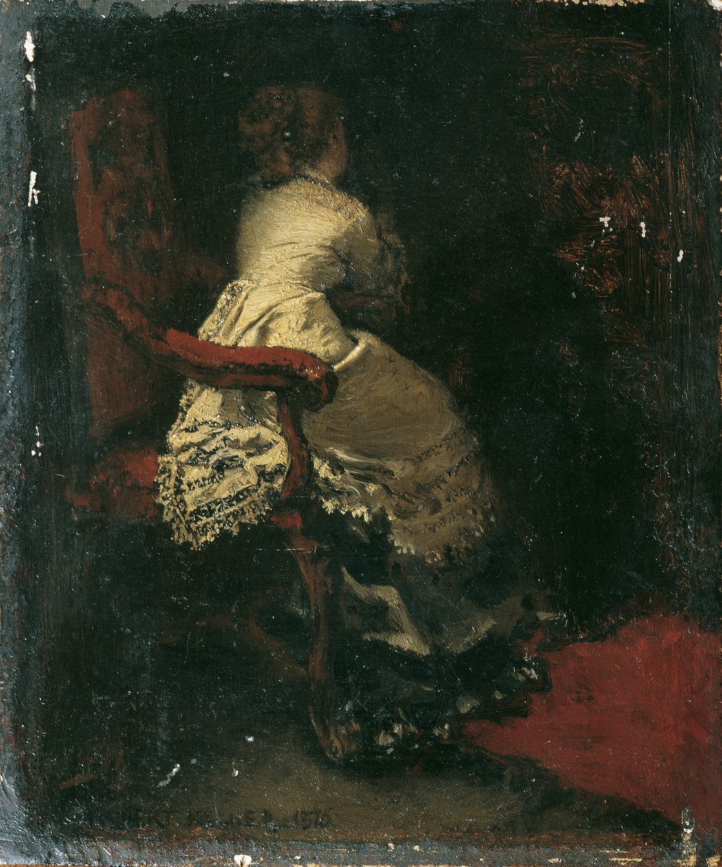 Hölgy a karosszékben alkotó: Albert von Keller