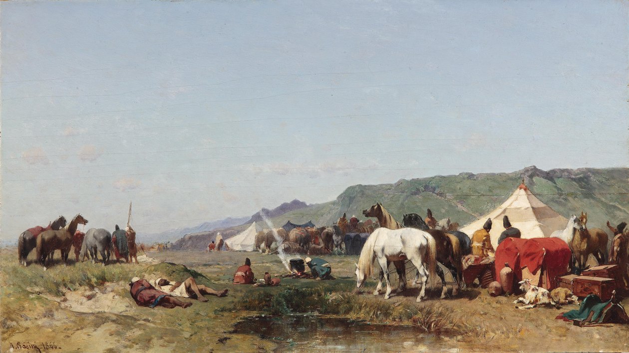 Egy arab tábor alkotó: Alberto Pasini