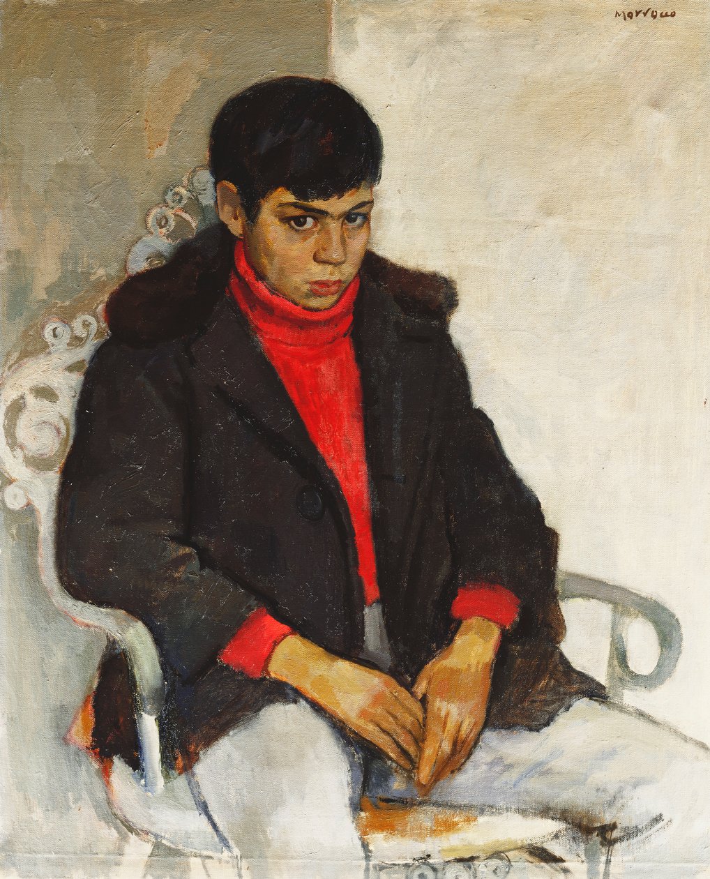 Laurie Morrocco portréja alkotó: Alberto Morrocco