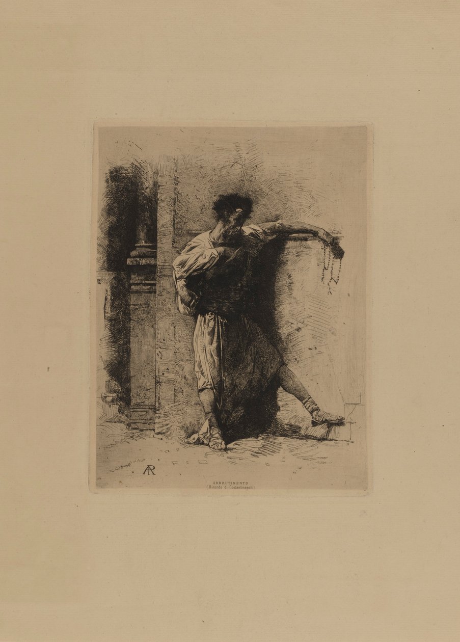 Pusztulás (Konstantinápoly emlékezete) alkotó: Alberto Pasini