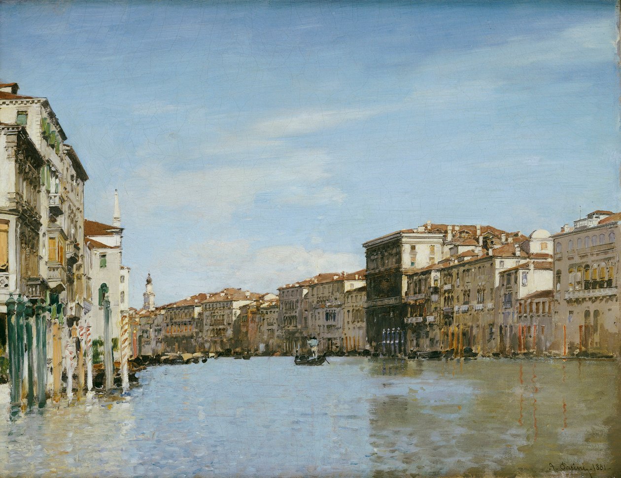 A Canal Grande, Velence alkotó: Alberto Pasini