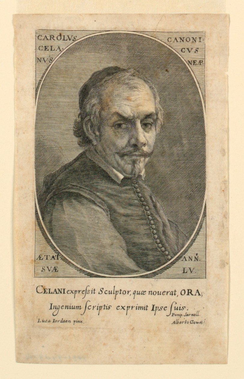Charles Celanus (Celani) portréja alkotó: Albertus Clouwet