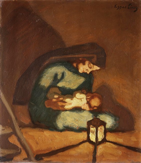 Madonna alkotó: Albin Egger Lienz