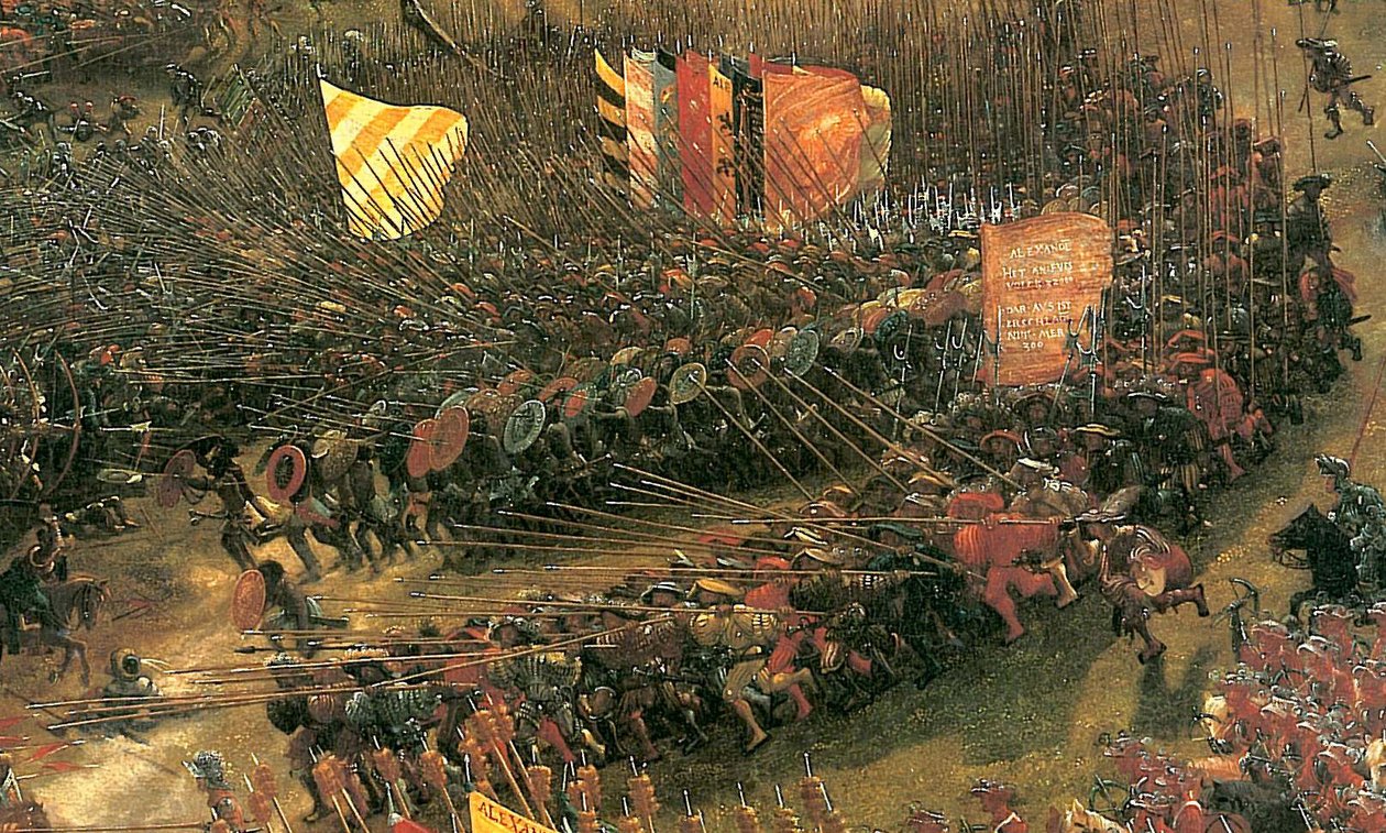 Az Issus -i csata (részletek) alkotó: Albrecht Altdorfer