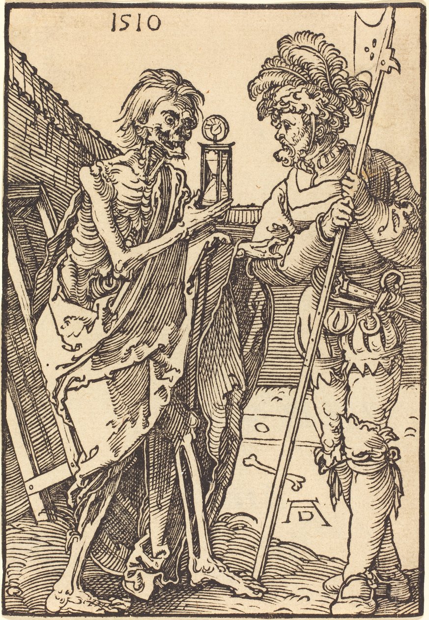 A halál és a Lansquenet alkotó: Albrecht Dürer