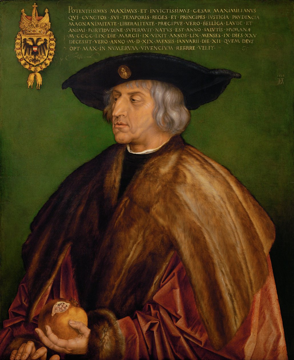I. Maximilian arcképe alkotó: Albrecht Dürer