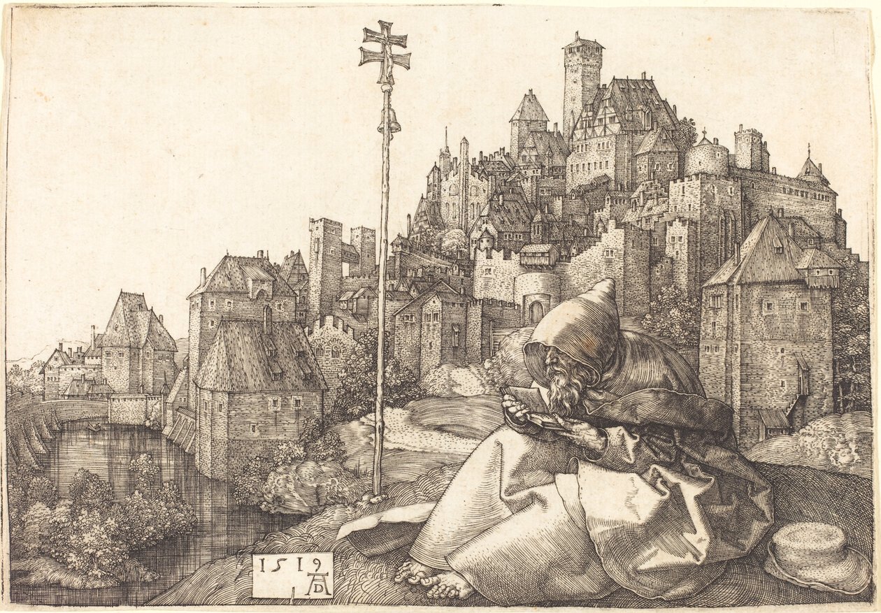 Szent Antal Reading alkotó: Albrecht Dürer