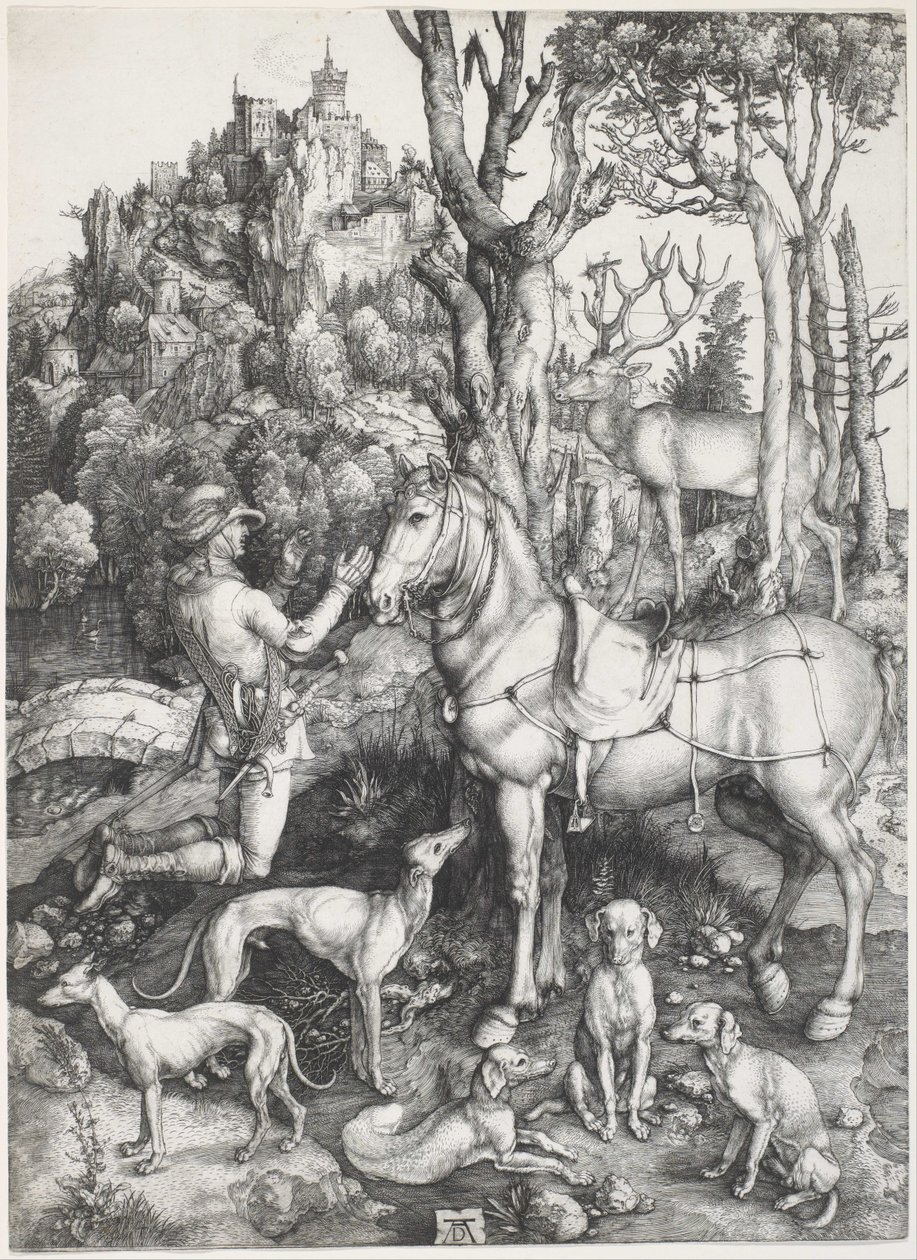Szent Eustace alkotó: Albrecht Dürer