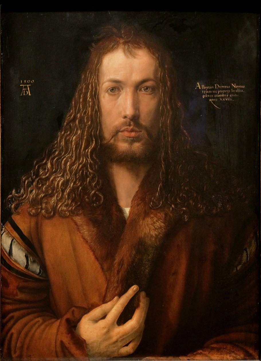 Önarckép prémes szoknyában alkotó: Albrecht Dürer