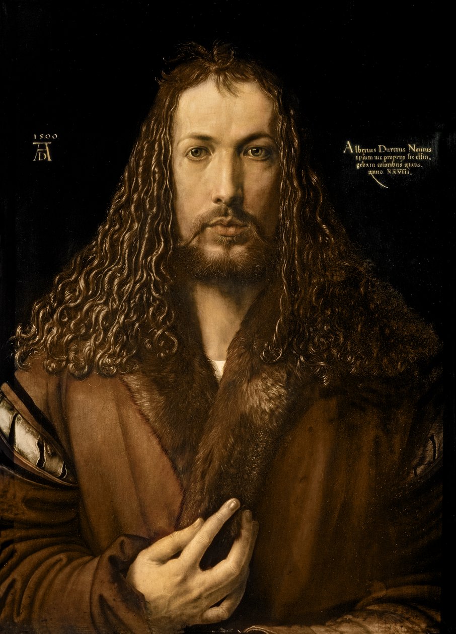 Önarckép huszonnyolc évesen alkotó: Albrecht Dürer