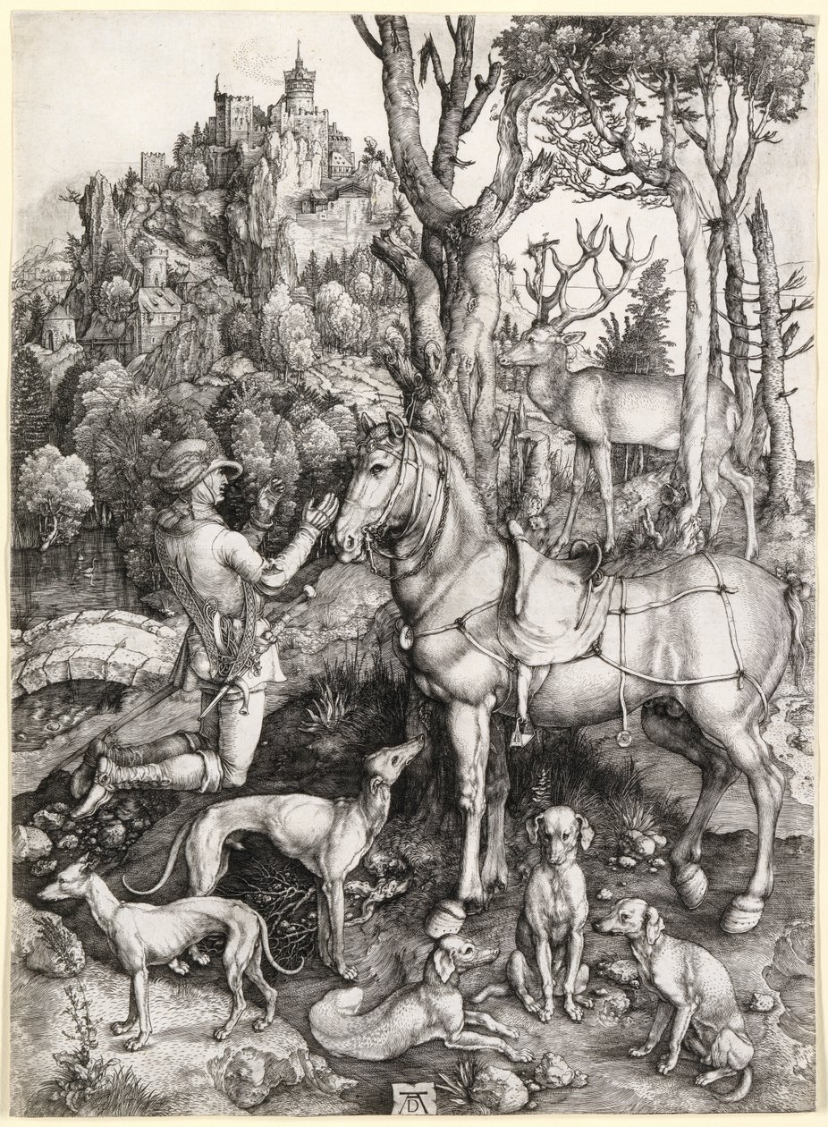Szent Eustace alkotó: Albrecht Dürer