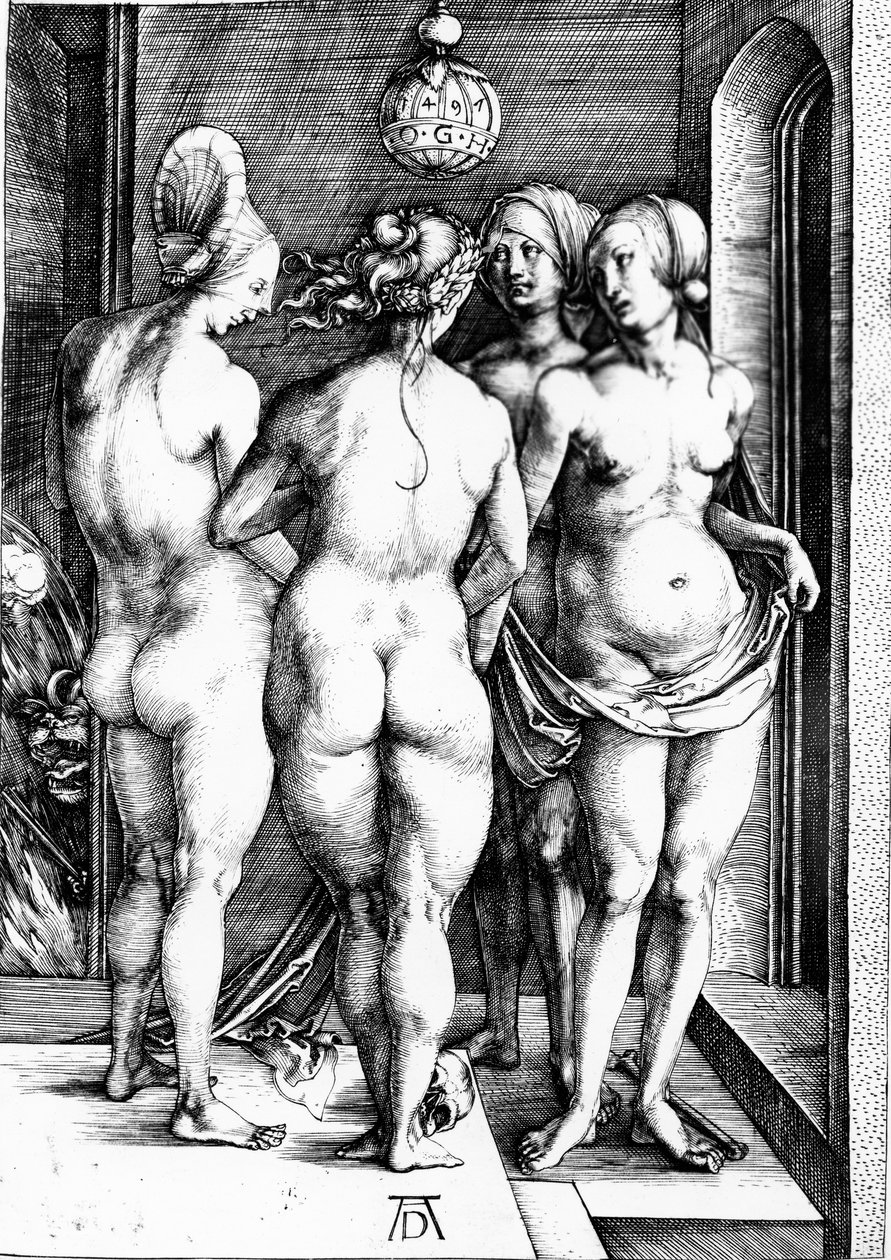 A négy boszorkány, 1497 alkotó: Albrecht Dürer