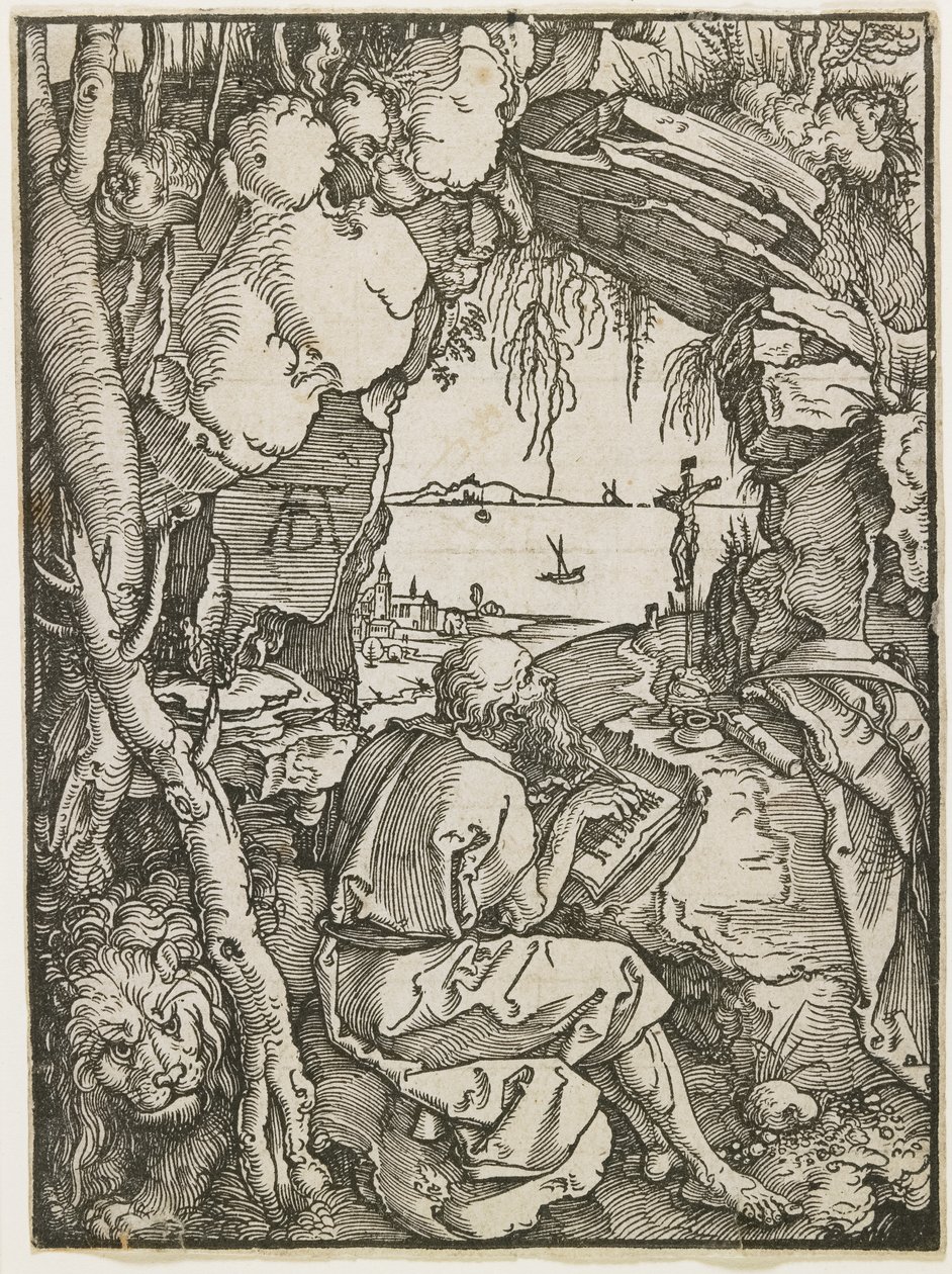 Szent Jeromos a barlangban, 1512 alkotó: Albrecht Dürer