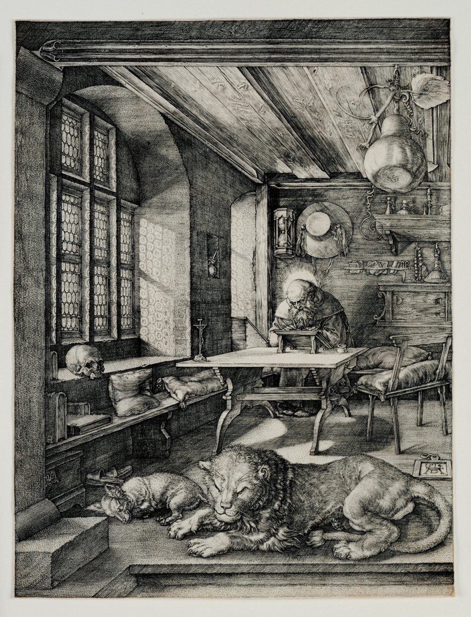 Szent Jeromos tanulmányában, 1514 alkotó: Albrecht Dürer