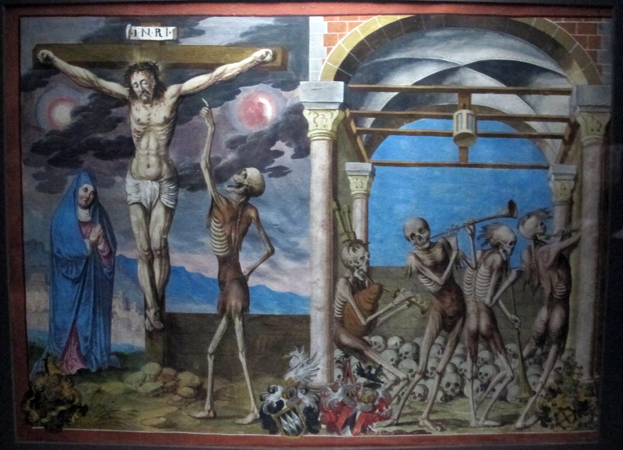 m. Manuel elveszett makapr táncának másolata a bern-i domonkos temetőből (1512-20) alkotó: Albrecht Kauw
