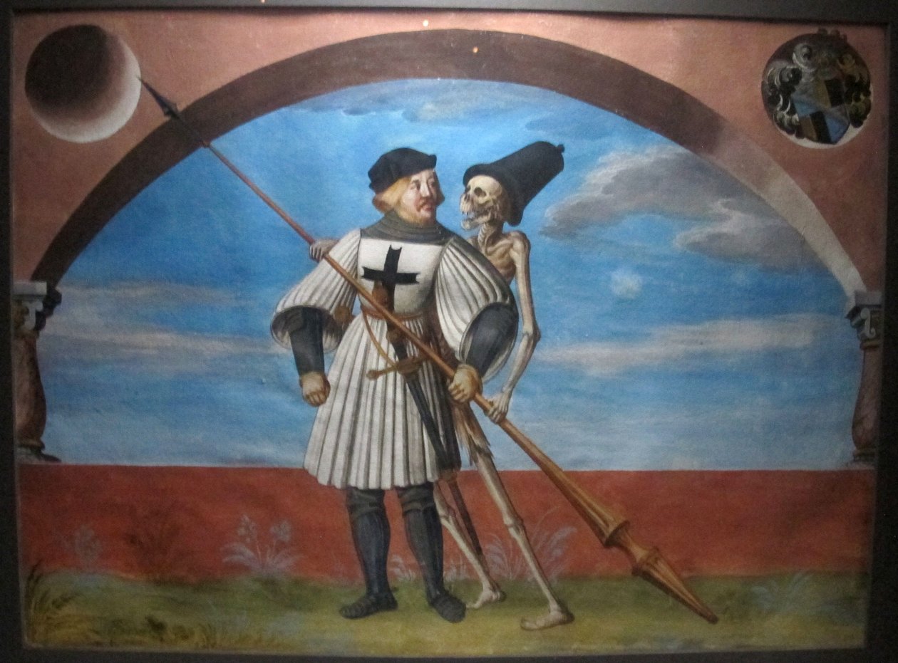 m. Manuel elveszett makapr táncának másolata a bern-i domonkos temetőből (1512-20) alkotó: Albrecht Kauw