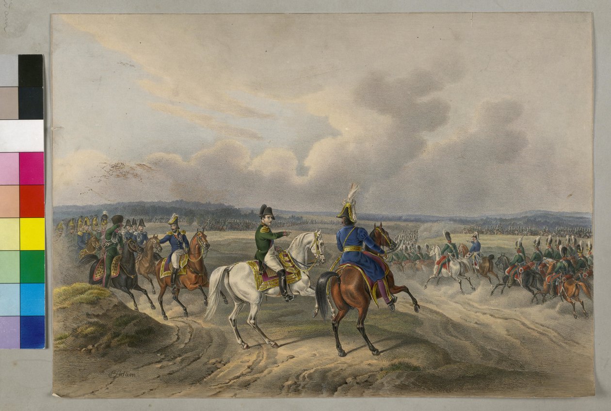 1812 I. Napóleon a Duenánál alkotó: Albrecht Adam