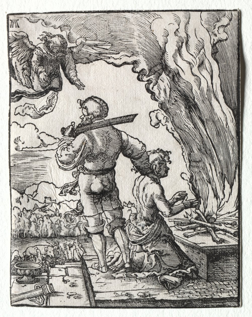 Ábrahám áldozata alkotó: Albrecht Altdorfer