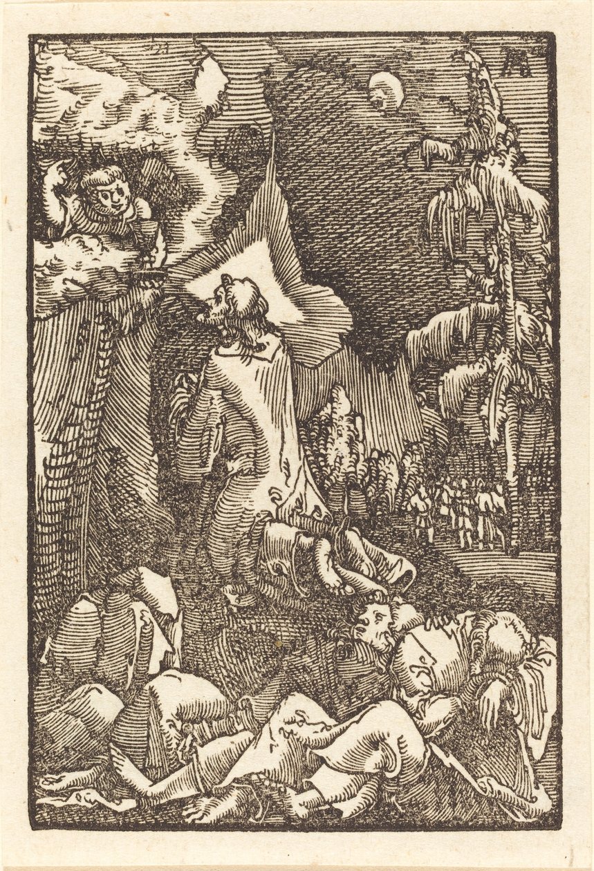 Krisztus az Olajfák hegyén alkotó: Albrecht Altdorfer