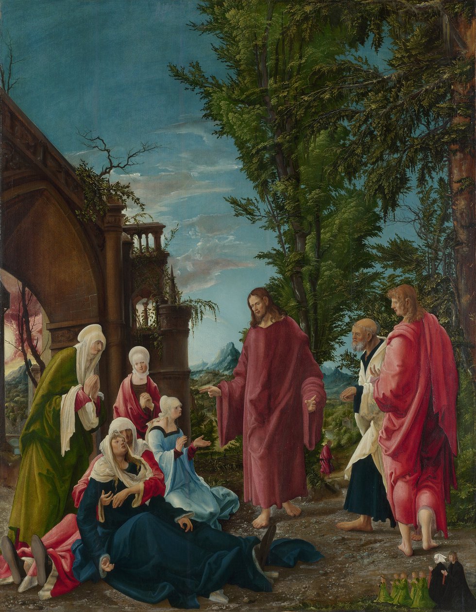 Krisztus búcsút vesz anyjától alkotó: Albrecht Altdorfer