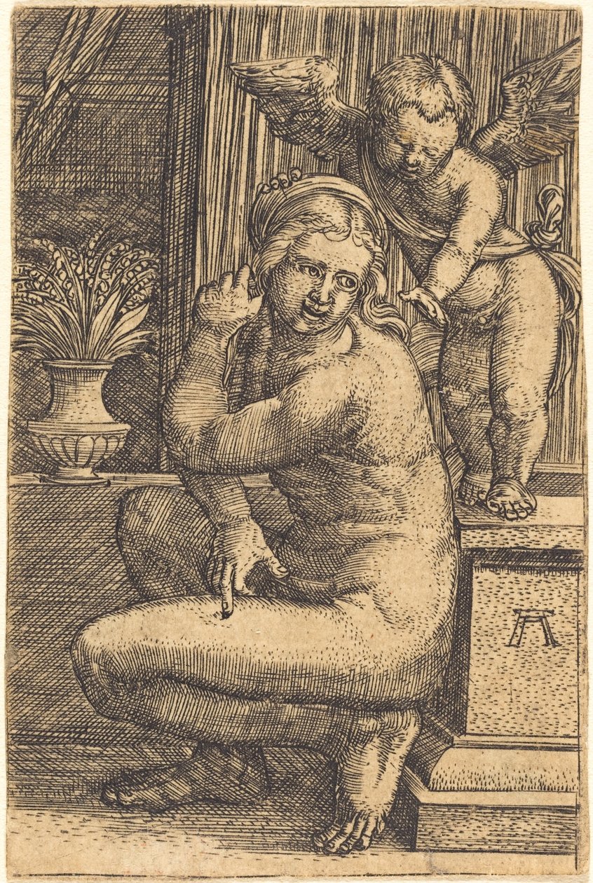 Guggoló Vénusz alkotó: Albrecht Altdorfer